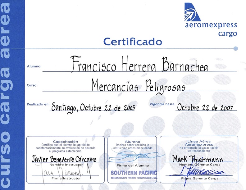 Certificación Packs and Labels